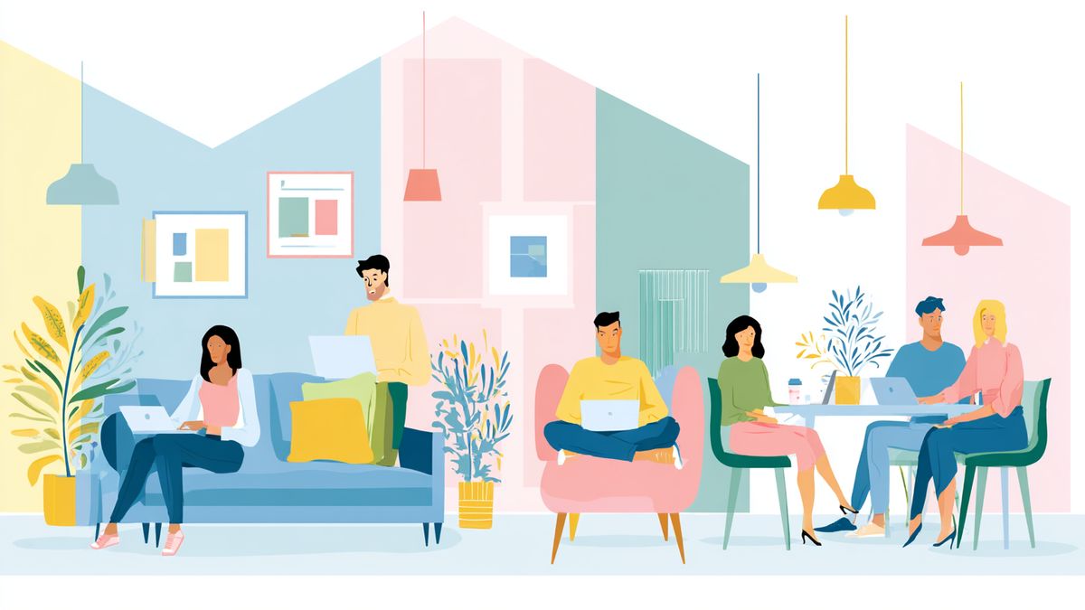 remote work office